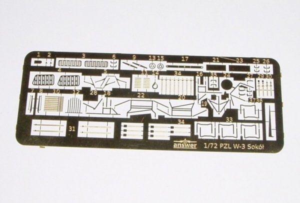 Answer AA72001 PZL W-3A Sokół Czech Air Force 1/72