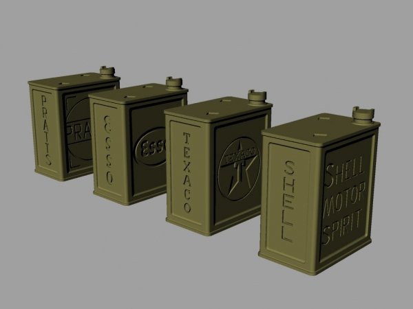 Panzer Art RE35-147 2 Gal British “POW” canisters (commercial set) 1/35