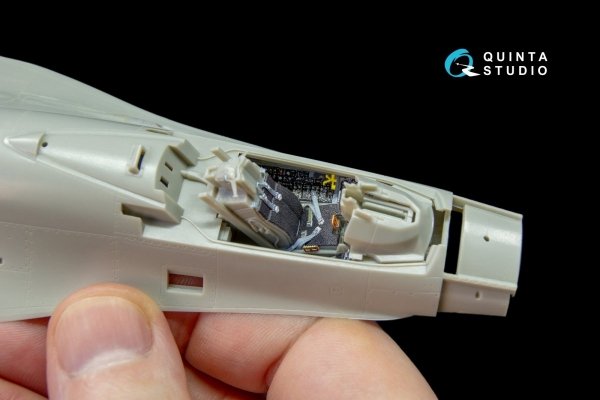 Quinta Studio QD48037 F-16С 3D-Printed &amp; coloured Interior on decal paper (for Tamiya kit) 1/48
