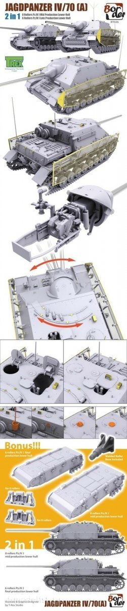 Border Model BT-026 Border Model Jagdpanzer IV 70 (A) 1/35
