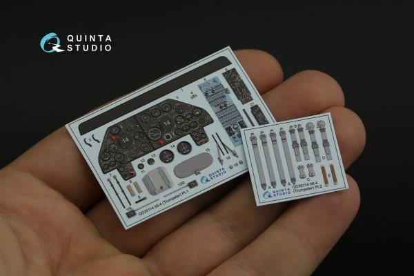 Quinta Studio QD35114 Mi-4 3D-Printed &amp; coloured Interior on decal paper (Trumpeter) 1/35