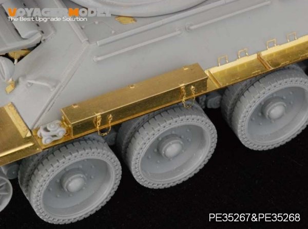 Voyager Model PE35267 WWII Russia T-34/76 No.112 Factory Late Production (For DRAGON 6479/6452) 1/35