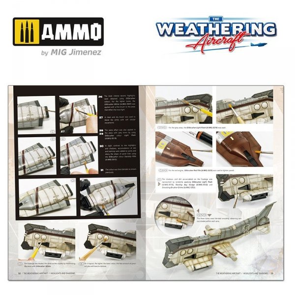 Ammo of Mig 5222 The Weathering Aircraft N 22. HIGHLIGHTS AND SHADOWS (English)