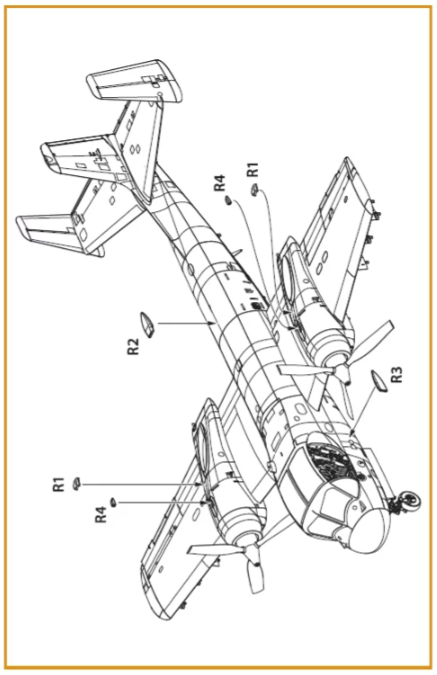 Clear Prop! CPA72048 OV-1 A/B/C/D Mohawk air intakes for CP kit 1/72