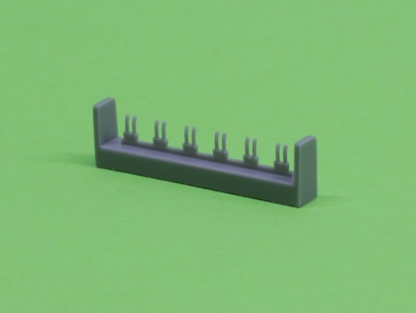 Master SM-350-094 USN 40 mm/56 Bofors quadruple mount ver.2 / with Mk-51 director - (resin, PE and turned parts) - (6pcs) 1:350 