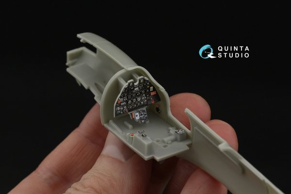 Quinta Studio QD48562 P-63C/E Kingcobra 3D-Printed &amp; coloured Interior on decal paper (Dora Wings/AMG) 1/48