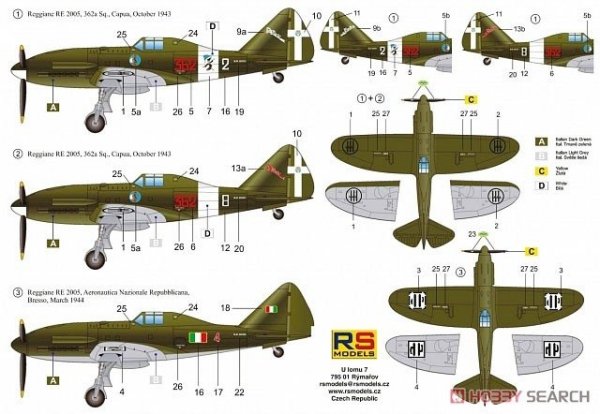 RS Models 92256 Reggiane 2005 1/72