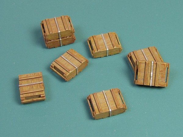 Eureka XXL E-036 Modern Russian Ammo Crates Type II for 7,62mm Ammo (for AK-47 Kalashnikov) 1/35