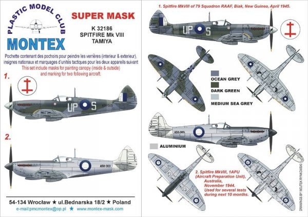 Montex K32186 SPITFIRE VIII 1/32