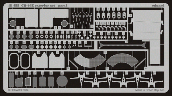 Eduard 48488 CH-46E exterior 1/48  (ACADEMY MINICRAFT, MRC)