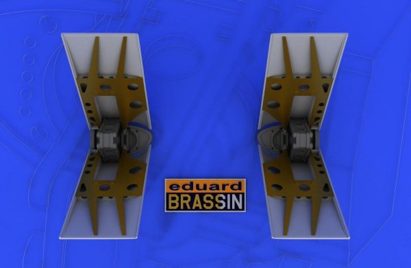Eduard 648039 F-16 air brakes 1/48 (TAMIYA)