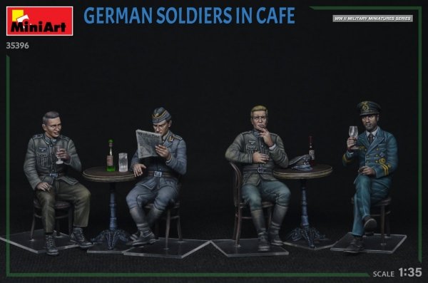 MiniArt 35396 GERMAN SOLDIERS IN CAFE 1/35