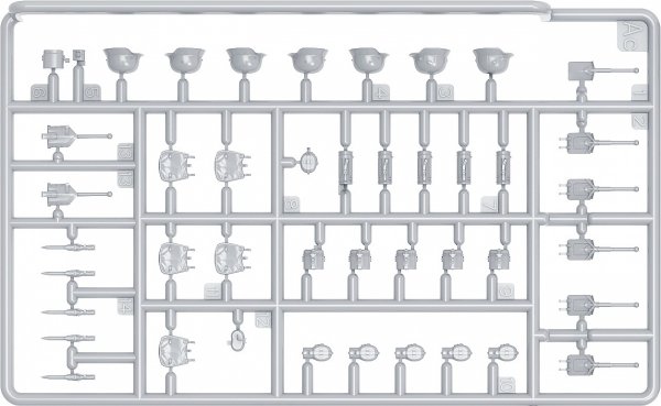 MiniArt 53024 GERMAN TANK RIDERS SET 2. RESIN HEADS 1/35