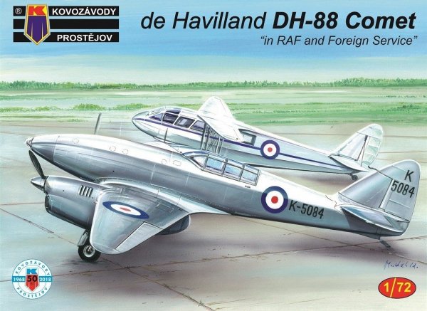 Kozavody Prostejov KPM0101 DH-88 Comet in RAF and Foreign Service (1:72)