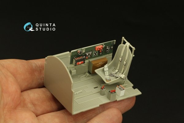 Quinta Studio QD32190 P-47N Thunderbolt 3D-Printed coloured Interior on decal paper (Trumpeter) 1/32