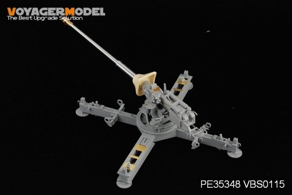 Voyager Model PE35348 WWII German PaK 43/3 L/71 mit Behelfslafette For DRAGON 6522 1/35