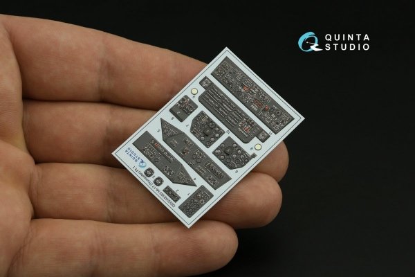 Quinta Studio QDS-48383 Mi-17 3D-Printed &amp; coloured Interior on decal paper (Trumpeter) (Small version) 1/48