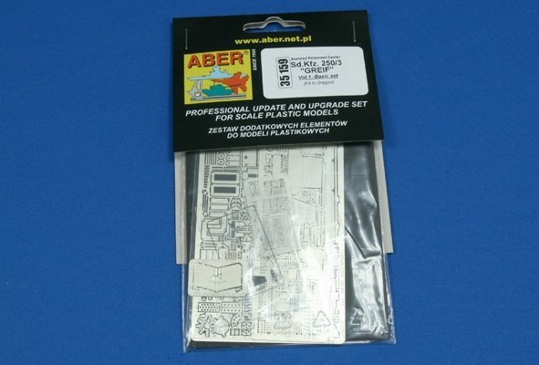 Aber 35159 SD.Kfz 250/3 GREIF cz. 1 zestaw podstawowy (DRA) (1:35)