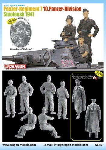 Dragon 6655 German Panzer-Regiment 7 10.Panzer-Division (Smolensk 1941)(1:35)