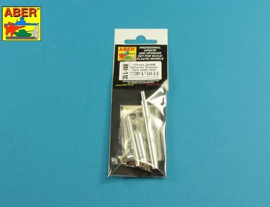 Aber 35L-149 Armament for Russian tank T-72B3 and T-90S/MS: 125 mm 2A46M-5/6 gun barrel fit to Meng / Trumpeter / Zvezda 1/35