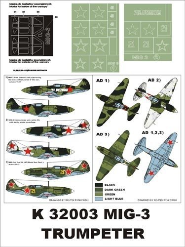 Montex K32003 MiG - 3 1/32
