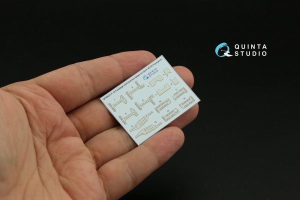 Quinta Studio QP48027 F-16 block 40/42 reinforcement plates (Hasegawa) 1/48