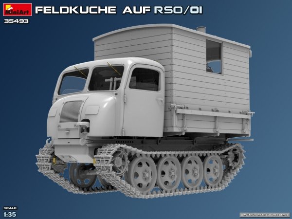MiniArt 35493 35429 Feldküche Auf RSO/01 1/35