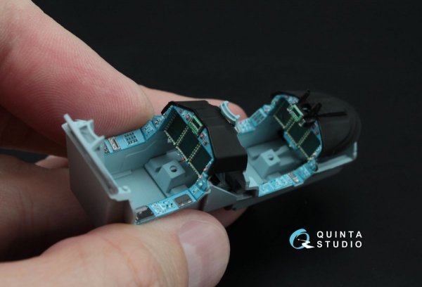 Quinta Studio QD48007 Yak-130 3D-Printed &amp; coloured Interior on decal paper (for Zvezda kits) 1/48