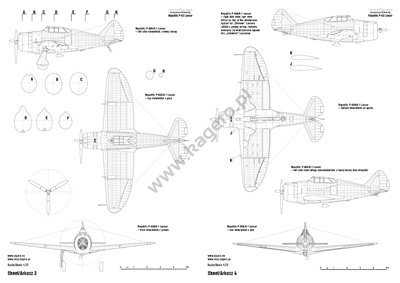 Kagero 7122 Republic P-43 Lancer EN/PL