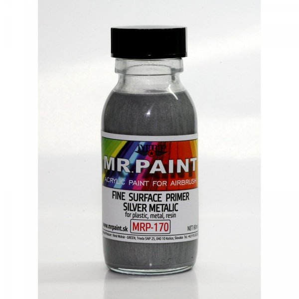 MR. Paint MRP-LPS FINE SURFACE PRIMER-SILVER METALIC 50ml