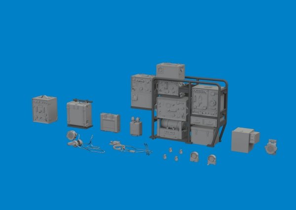 Eduard 635039 Sd. Kfz. 251/6 Ausf. C radio equipment PRINT DRAGON 1/35
