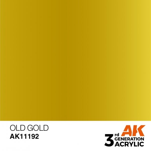 AK Interactive AK11192 OLD GOLD – METALLIC 17ml