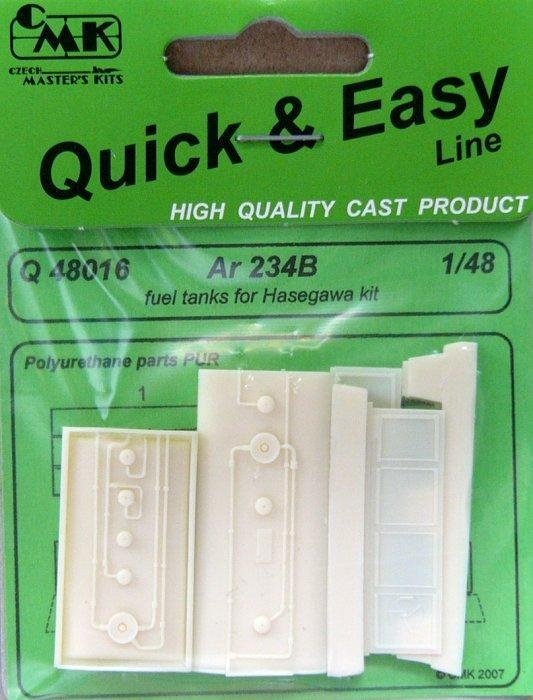 CMK Q48016 Ar 234B Fuel tanks - for HASEGAWA kit 1/48