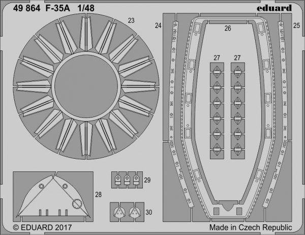 Eduard 49864 F-35A MENG 1/48