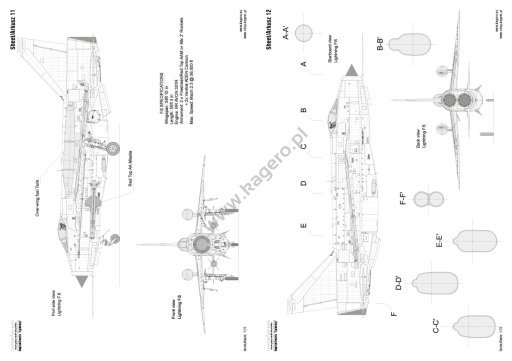 Kagero 7132 English Electric Lightning EN/PL
