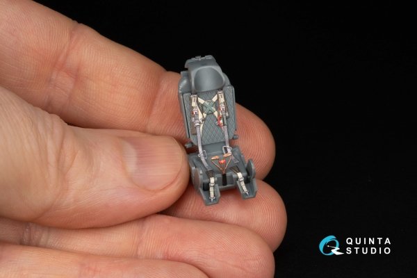 Quinta Studio QD+48581 MiG-21bis late Fishbed-N 3D-Printed &amp; coloured Interior on decal paper (Eduard) (with 3D-printed resin parts) 1/48