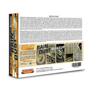 Lifecolor LP03 Liquid pigments Set Rain and dust 6x22ml