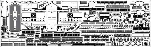 Pontos 35007F1 USS BB-61 Iowa 1984 Detail Up Set (1:350)
