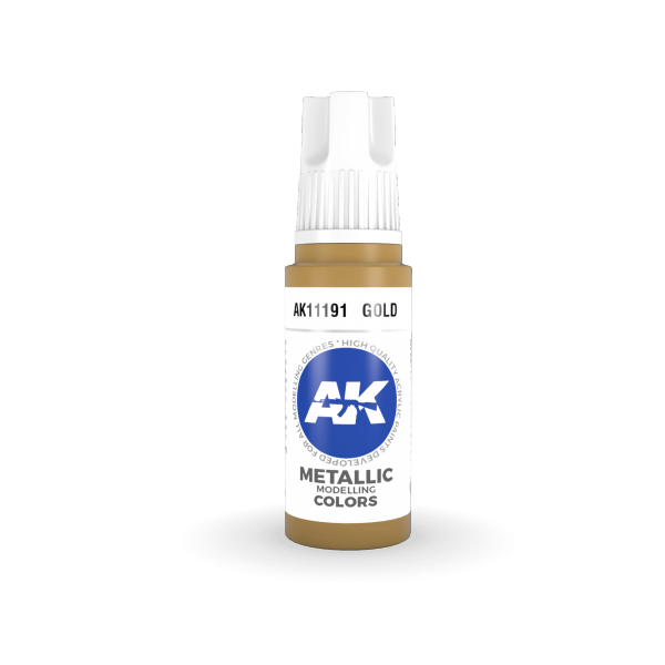 AK Interactive AK11191 GOLD – METALLIC 17ml