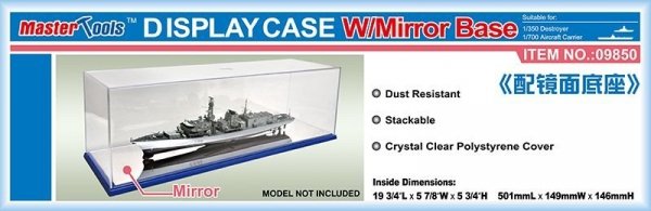 Trumpeter 09850 Display Mirror Case 501x149x146mm