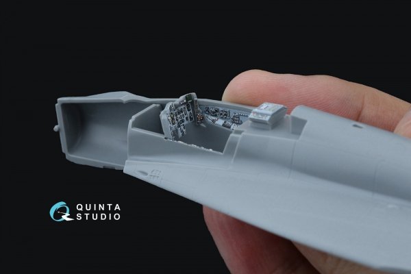 Quinta Studio QD+72150 MiG-29 9-13 3D-Printed coloured Interior on decal paper (7278 Zvezda) (with 3D-printed resin part) 1/72