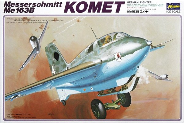 Hasegawa S4X Messerschmitt Me 163B Komet (1:32)