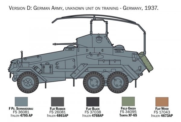 Italeri 6433 Sd.Kfz.232 6-Rad 1/35
