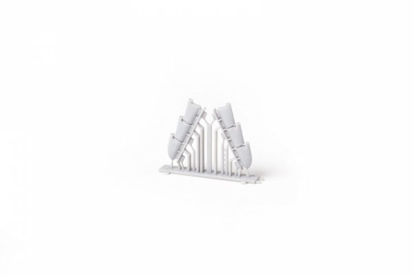 Eduard 672441 Spitfire Mk.V three-stacks exhaust rounded PRINT for EDUARD 1/72