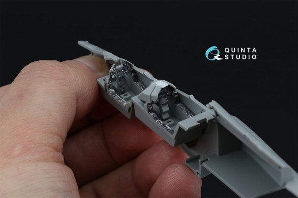 Quinta Studio QD72137 Mirage 2000N 3D-Printed coloured Interior on decal paper (Dream Model) 1/72