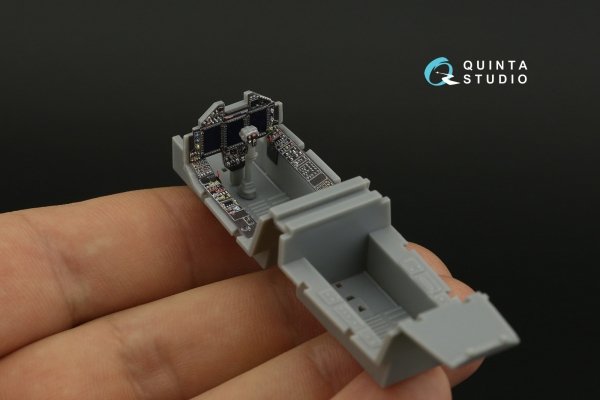 Quinta Studio QDS-48458 MiG-29K 3D-Printed coloured Interior on decal paper (HobbyBoss) (Small version) 1/48