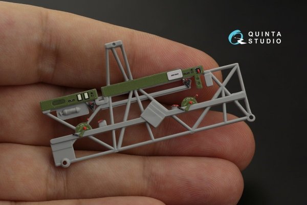 Quinta Studio QD48228 T-6G 3D-Printed &amp; coloured Interior on decal paper (Italeri) 1/48