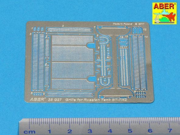 Aber 35G27 Grilles for BT-7 or BT-42 (1:35)