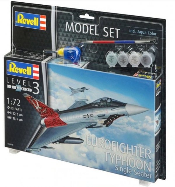 Revell 63952 Eurofighter Typhoon Single Seater Model-Set 1/72