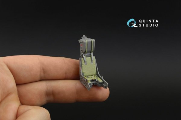 Quinta Studio QD32147 F/A-18B 3D-Printed &amp; coloured Interior on decal paper (Academy) 1/32